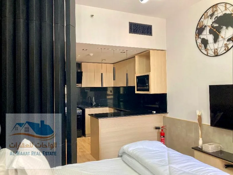 🏢 Studio for Sale – Al Nuaimiya Tower C (Ajman) ✨ Distinctive studio with ultra-deluxe, high-quality finishes, and a modern, elegant design that ensu63890017171457114