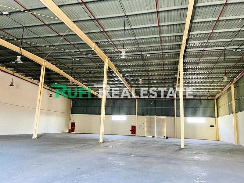 Ready To Move Power 30KW 30,000 SQFT Warehouse for Rent In Emirates Modern Industrial Area, UAQ.63623235383298112