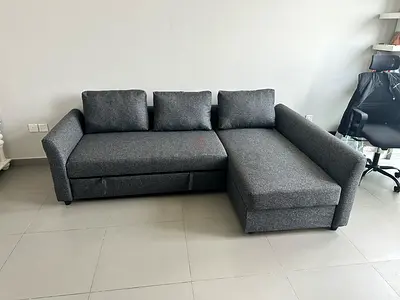 IKEA sofa bed with storage