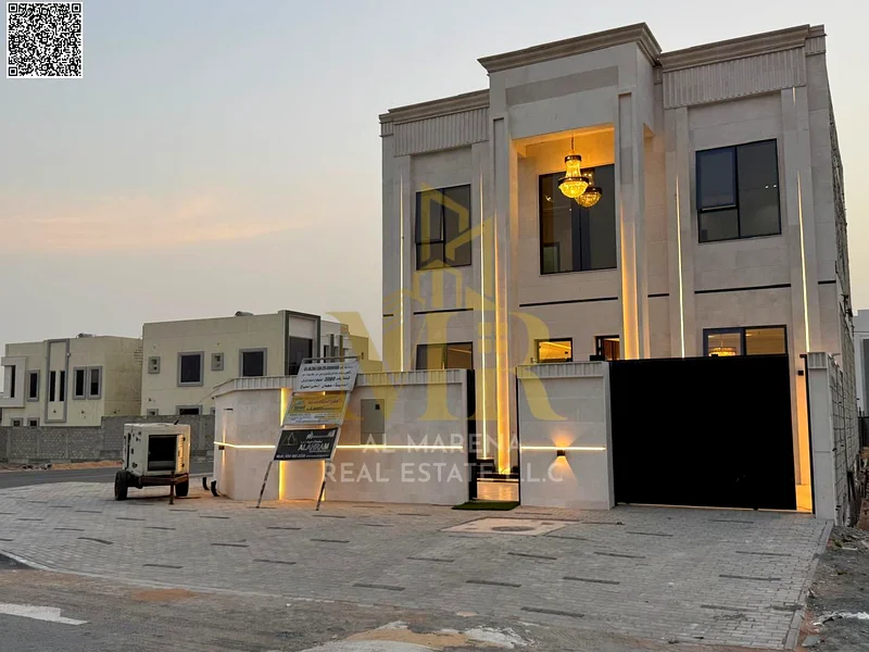A villa with a price inclusive of registration and ownership fees on the main street, ready for occupancy in the most upscale areas of Ajman. Freehold63907144240259111