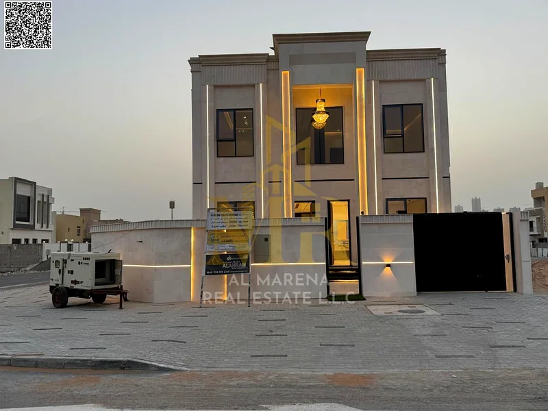 A villa with a price inclusive of registration and ownership fees on the main street, ready for occupancy in the most upscale areas of Ajman. Freehold63907144240259112