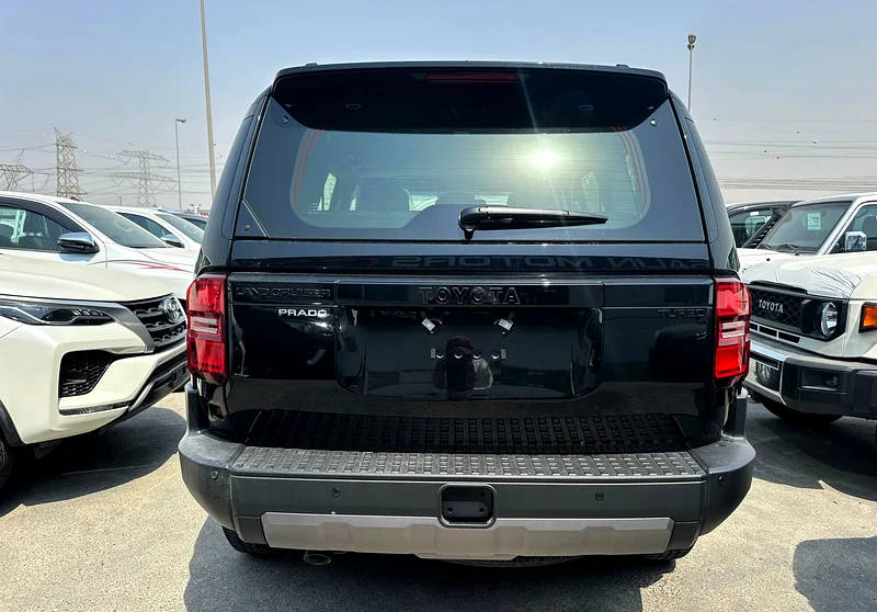 Toyota Prado 2.4L 2025 Black Petrol Adventure Plus/ Luxury (Export Only)63612451233409113