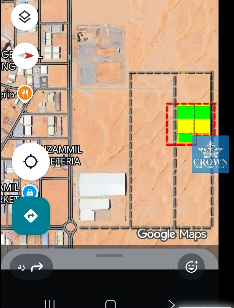 فرصة استثمارية!! أرض صناعية للبيع (مساحتها 43594 قدم مربع) في موقع متميز في منطقة الإمارات الصناعية الحديثة، أم القيوين، أم الثعوب63818030478209112