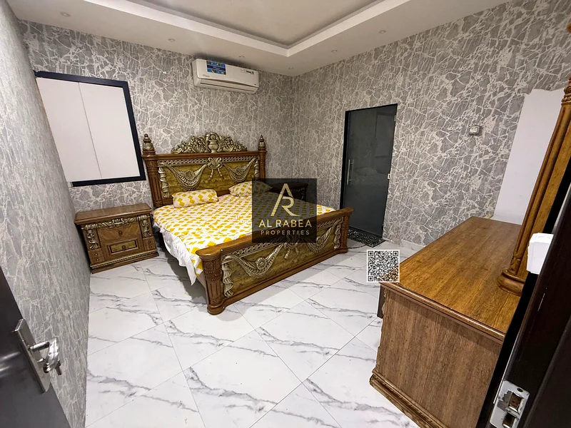 فيلا مفروشة بالكامل ومزودة بتكييف مركزي، قريبة من جميع الخدمات، وفناء خاص63715483847041114