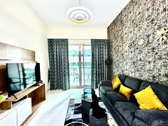 Upgraded 1BR +Maid Furnished| 5 Min Metro.