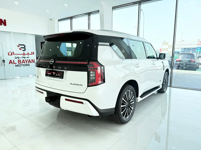نيسان باترول بلاتينيوم توين تيربو Nissan Petrol Platinum Twin Turbo ابيض / احمر خليجي المسعود 202563612799068163112