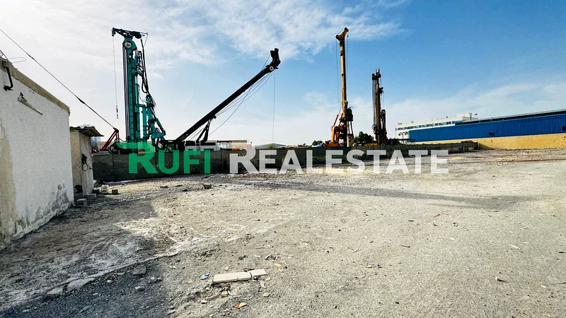 Ready To Move Open Land With Boundary Wall // Brand New 22,500 SQFT Power With 50KW for Rent In EMIRATES MODERN INDUSTRIAL AREA63623152223746113