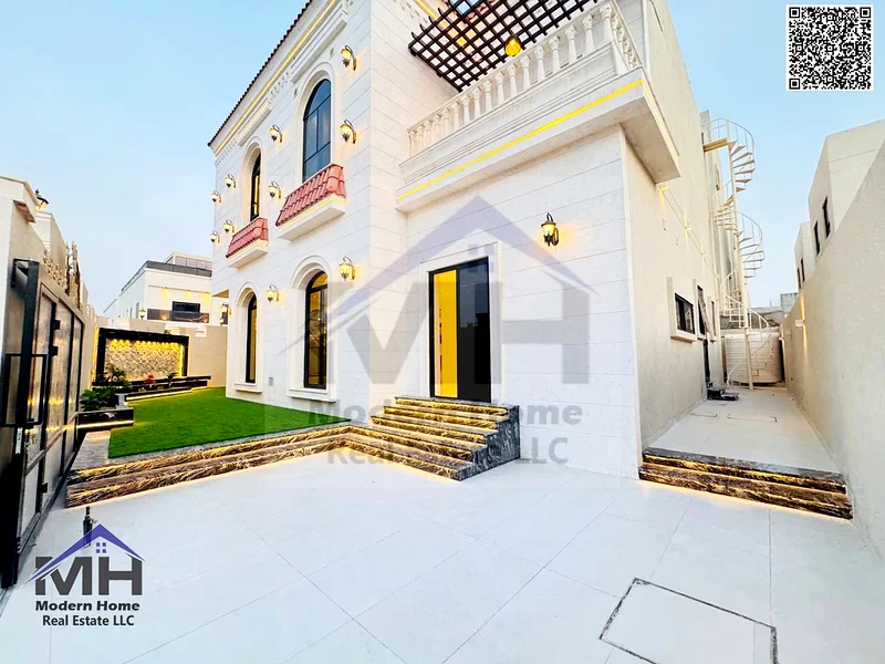 فيلا زاوية بدون رسوم سنوية واحدة من أكثر الفيلل فخامة في عجمان. تملك حر مكيف مركزي إزاحة كبيرة63907144163585112
