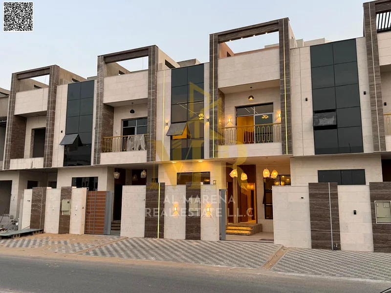 A villa with a price inclusive of registration and ownership fees on the main street, ready for occupancy in the most upscale areas of Ajman. Freehold63907144256770111