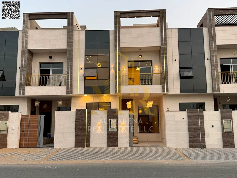 A villa with a price inclusive of registration and ownership fees on the main street, ready for occupancy in the most upscale areas of Ajman. Freehold63907144256770110