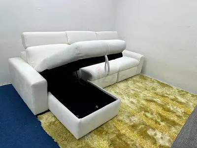 Selling west elm lshape sofa with storage