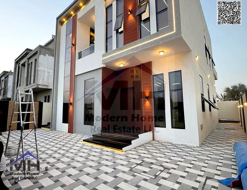At a price including registration fees and without annual fees, own an elegant villa for sale in Ajman. First resident freehold super deluxe finishing63893128979201111