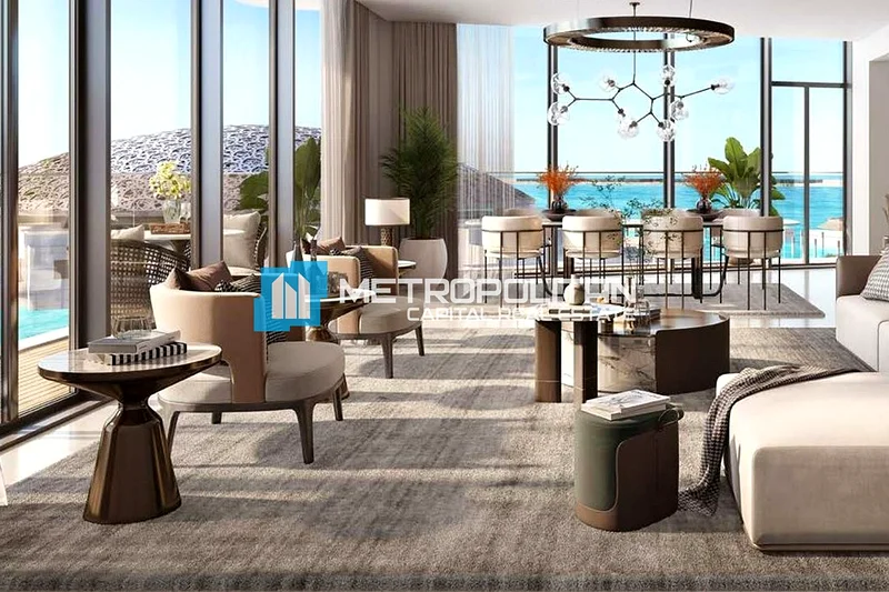 شقة ركنية من غرفتي نوم + غرفة خادمة | إطلالة كاملة على اللوفر و البحر63852185874435114