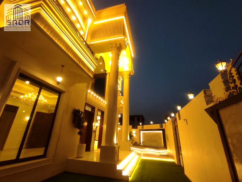 Luxury corner villa with classic design | For sale in Al Helio 2, Ajman63911618991106114