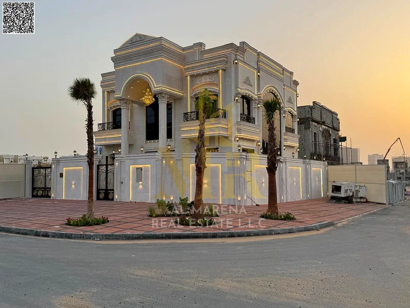 A villa with a price inclusive of registration and ownership fees on the main street, ready for occupancy in the most upscale areas of Ajman. Freehold63907144273537113