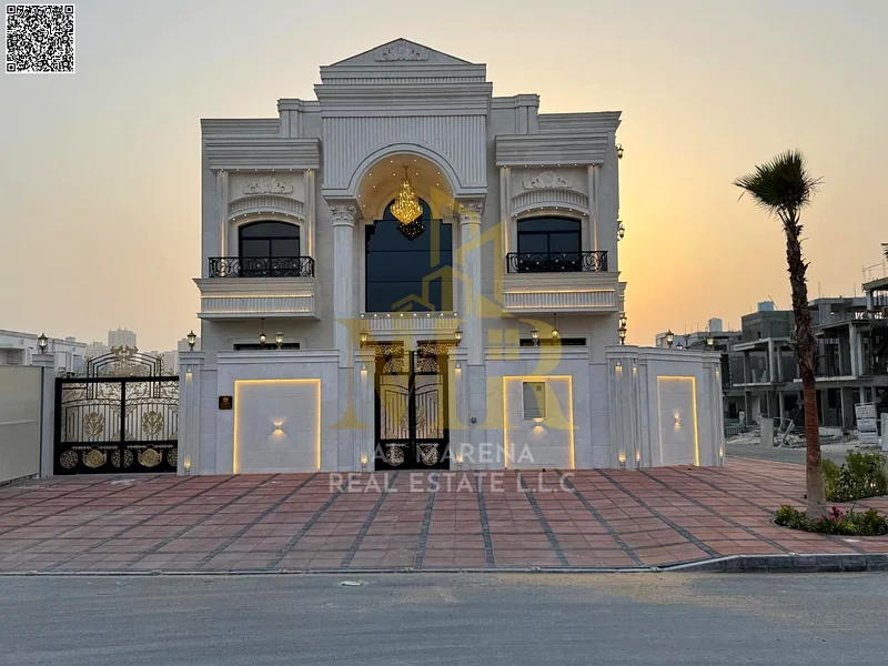 A villa with a price inclusive of registration and ownership fees on the main street, ready for occupancy in the most upscale areas of Ajman. Freehold63907144273537112