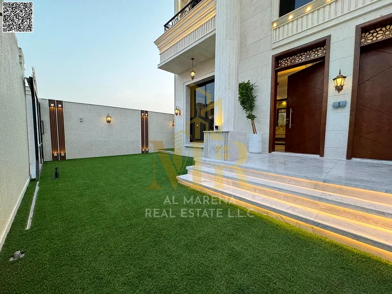 A villa with a price inclusive of registration and ownership fees on the main street, ready for occupancy in the most upscale areas of Ajman. Freehold63907144273537114