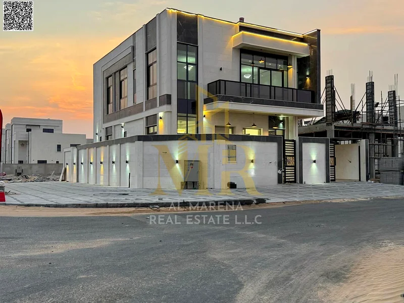 A villa with a price inclusive of registration and ownership fees on the main street, ready for occupancy in the most upscale areas of Ajman. Freehold63907144229377111