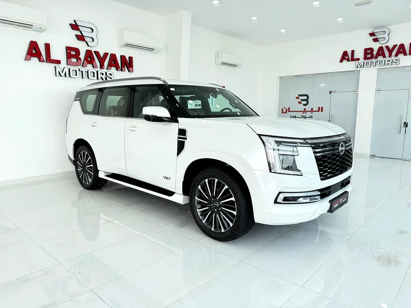 نيسان باترول بلاتينيوم توين تيربو Nissan Petrol Platinum Twin Turbo ابيض / احمر خليجي المسعود 2025636127990681631119