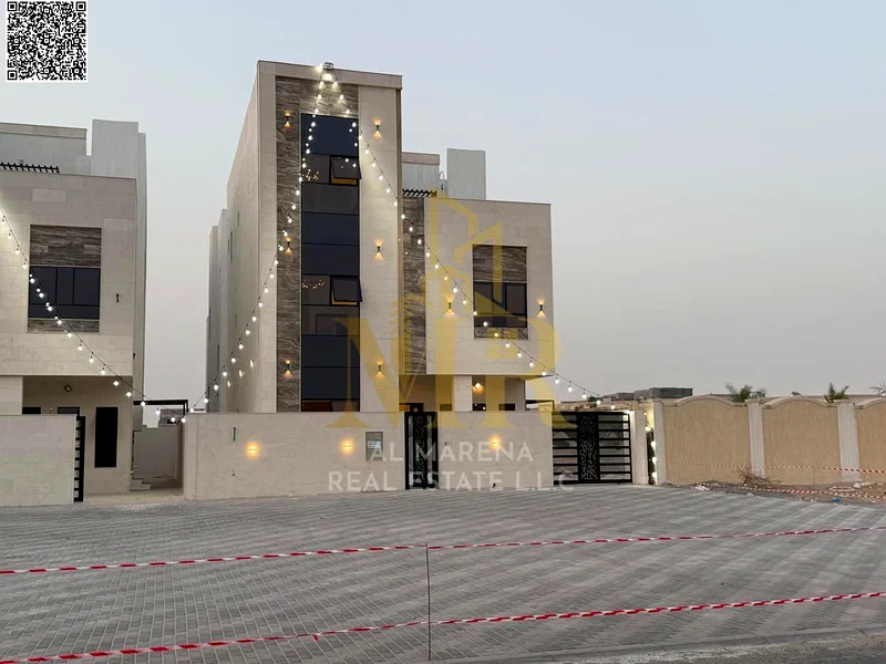 A villa with a price inclusive of registration and ownership fees on the main street, ready for occupancy in the most upscale areas of Ajman. Freehold63907144249090110