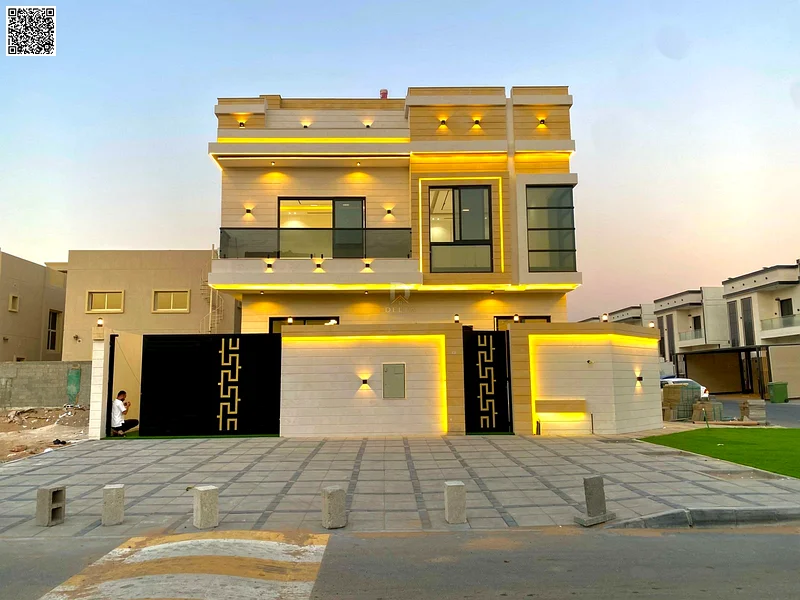 Corner villa in Al Helio 2 🏡 5 master bedrooms 🛏️ Distinctive design and luxurious finishes ✨ Close to all services 🛍️ Registration fees included63908898678401111