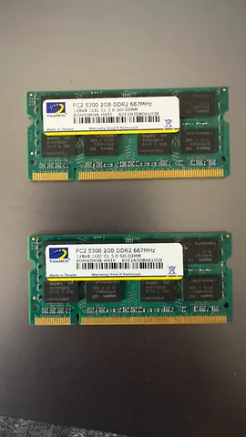 Ddr2 ram 2 gb 2 nos