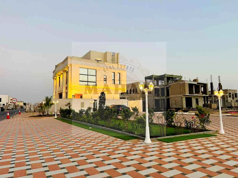 🏡 فيلا فاخرة للبيع – الفحيص، عجمان 📍 قطعة ركنية مميزة | على الطريق الرئيسي63883603877506111