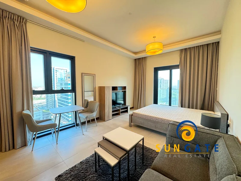 شقة تطل على الحديقة، مفروشة، في طابق علوي، شاغرة63790674575491110