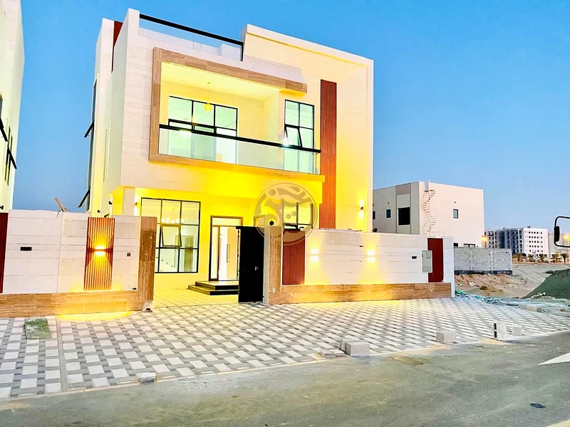 🏡 Luxurious villa for sale in Al Bahia - 6 master bedrooms | Modern design and spacious living areas  ✨ Registration fees included63884772221313111