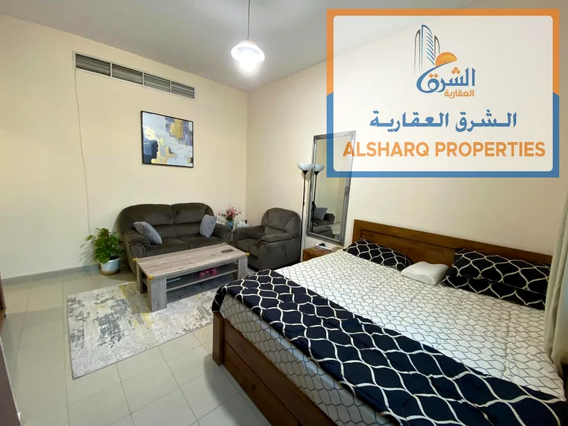 استوديو للإيجار في عجمان، الرشيدية، بجانب حديقة السيدات ومستشفى أمينة.63721614293378111