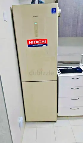 Hitachi Digital screen Top Fridge Bottom freezer 60 cm width
