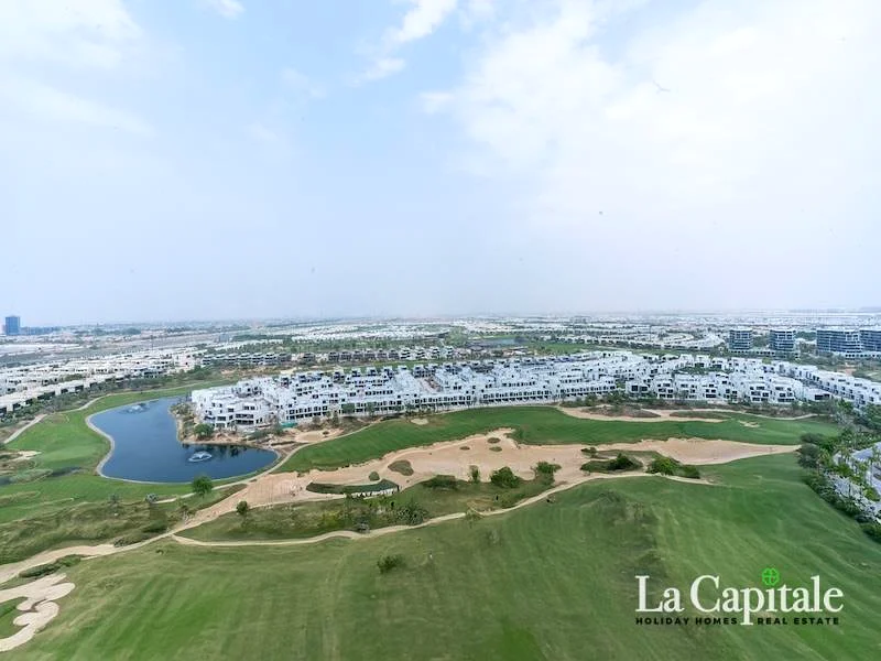 طابق عالي | جاهز للانتقال | إطلالة على ملعب الجولف | جديد بالكامل63738578786433110