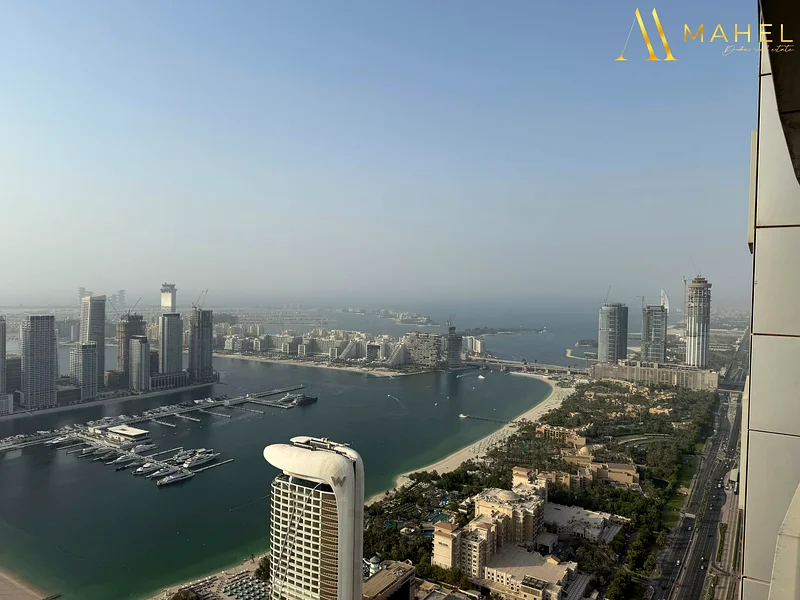 Marina & Palm Views | High Floor | Prime Location63777432214914111