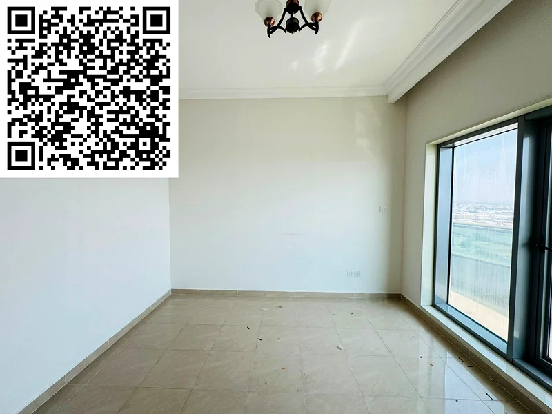 For sale - luxury 3-bedroom apartment in Conqueror Tower, Ajman, with open city and creek views, 4 bathrooms, closed kitchen and balcony, ready to mov63865879320321114