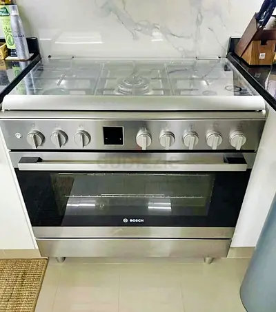 Bosch 5 Burner Full Gas cooker 90 cm auto ignition system