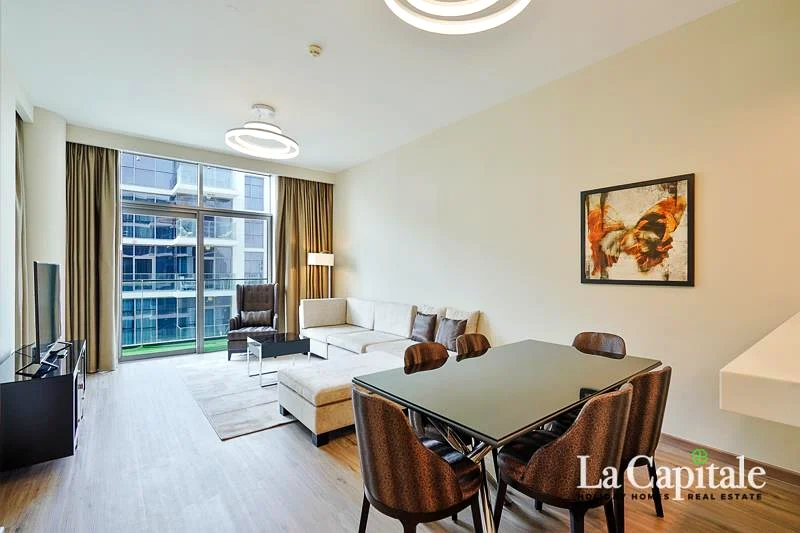 Golf and Pool View | 2 Bed + Maid | Newly Upgraded63738983867266113