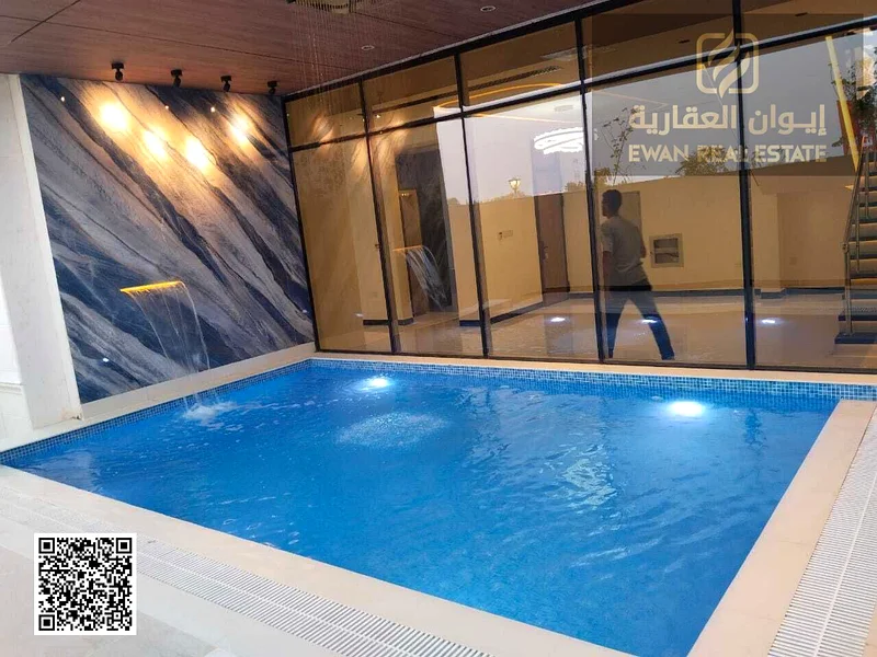 Villa for sale in Al Helio 2, 5 rooms, corner of two streets, with a large swimming pool63908265065857113
