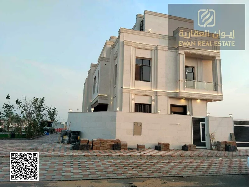 Villa for sale in Al Helio 2, 5 rooms, corner of two streets, with a large swimming pool63908265065857111