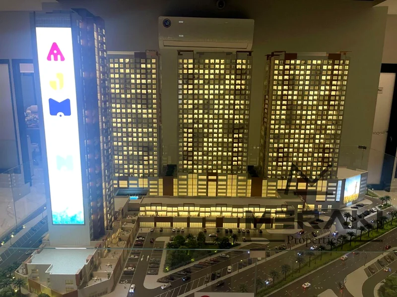 Studio in Ajman one phase 2 at a bargain price and enjoy installment.63889027045762113