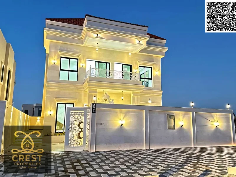 Luxury villa for sale in Al Helio 2, classic design, 4 rooms, including fees, price 1.6m, very distinguished location63907256407683110