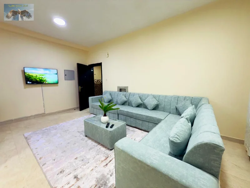 Furnished apartment, including bills and internet, consisting of a room and a hall with a large balcony and a wonderful view, for monthly rent in Al R63719426179073111