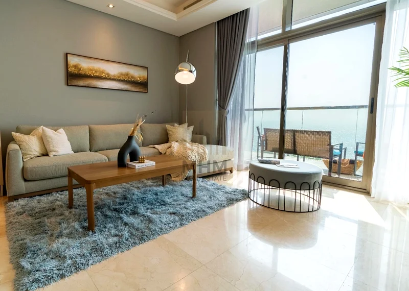 Full Sea View | Corner 2BR+Maid | Unfurnished63752954578050114