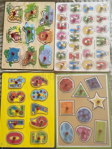 Fun  Educational Wooden Puzzle Set for Kids