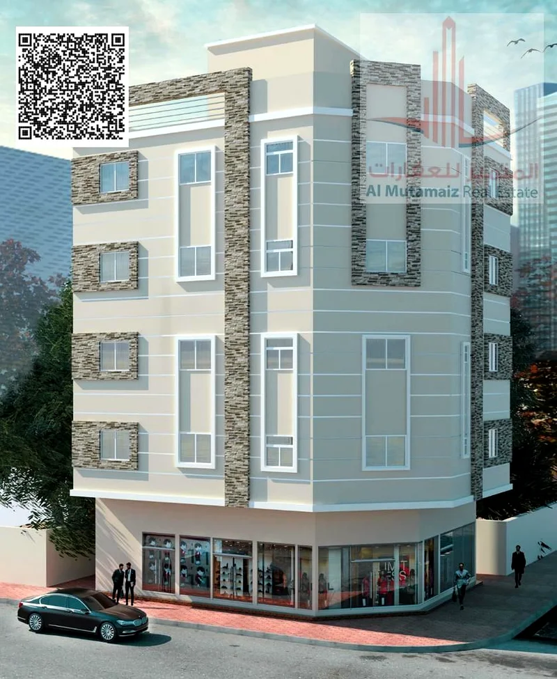 For sale, a residential investment building in Al Bustan area, a very distinguished location63867044694402110
