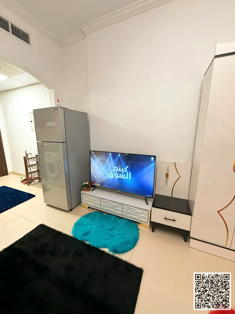 The most luxurious and beautiful furnished studio for monthly rent in Ajman, spacious area, VIP furniture, super deluxe finishes63837479707521114