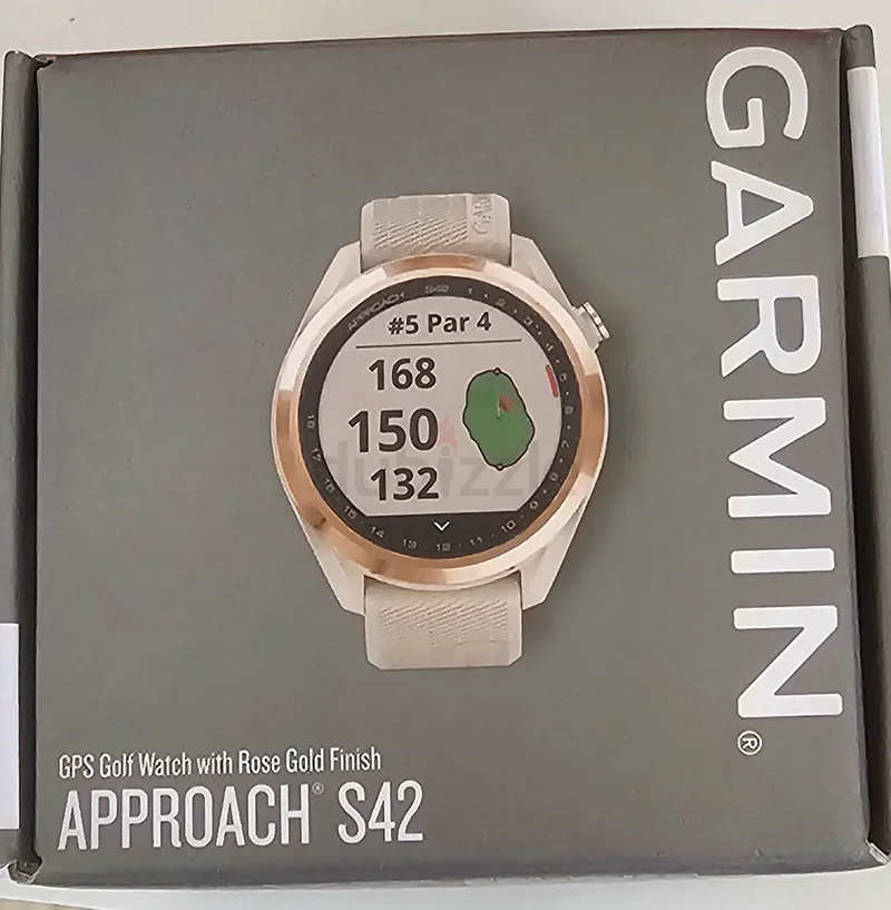 Rose Gold Garmin S 42 Garmin Approach S42 Steel Strap 'Classic