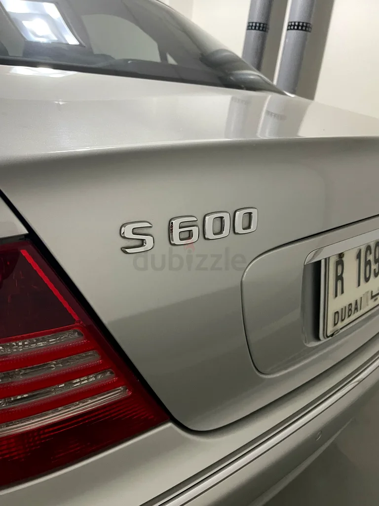 مرسيدس S 600L، سيارة نظيفة جداً وأقل كيلومترات. دائمًا مُركنة تحت مواقف مغطاة.63613985834753111