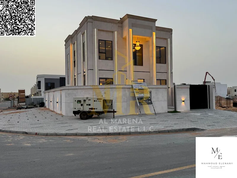 Own a Classic Corner Villa in Al Helio 2 – Ajman | 3,014 sqft | 4 Master Bedrooms + Majlis + Living Room + Modern Kitchen + Yard | Price Including63908680441345111