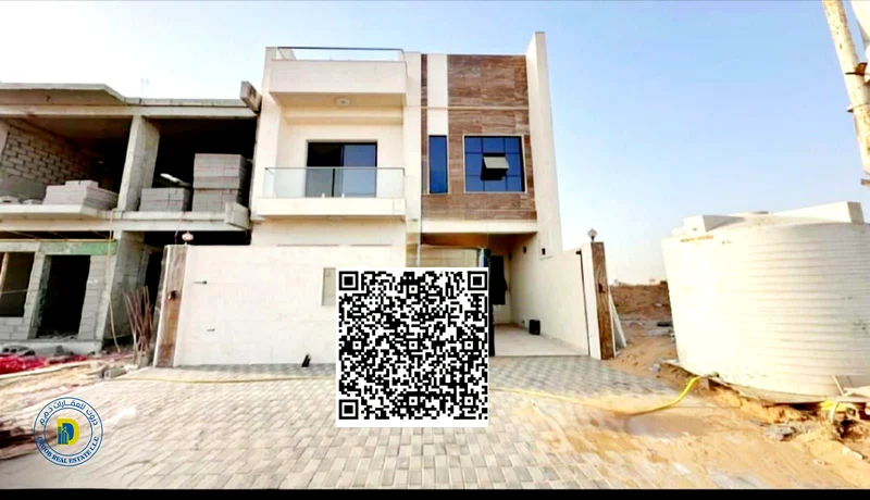 For sale at a great price, a 4-bedroom townhouse with a roof, including registration fees, in Al Helio 2, Ajman, bank financing and freehold63908146349827110