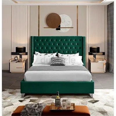 Diamond Tufted 180*200 king size  Bed